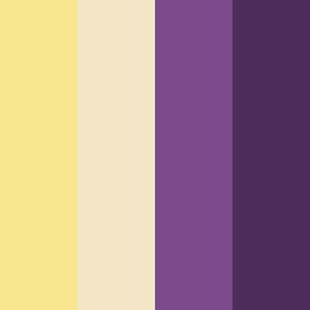Download lavender fields at dusk color palette PNG image (square)