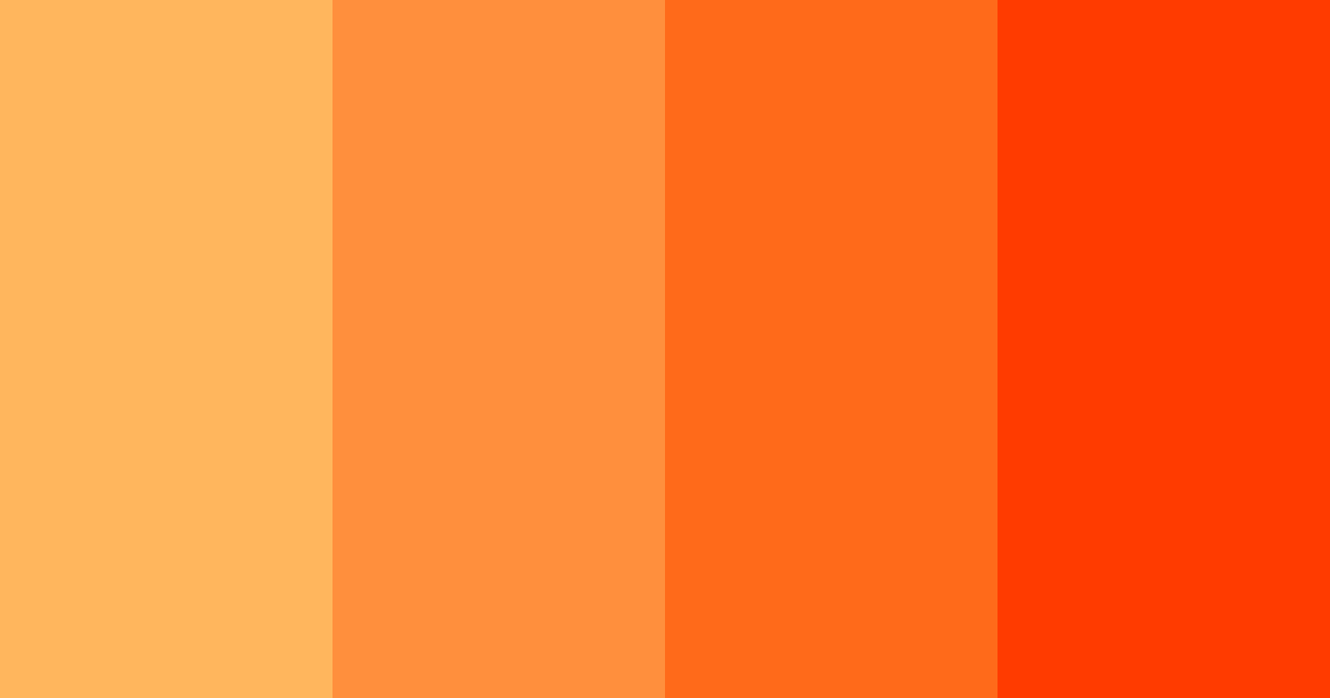 Download sunset blaze color palette PNG image (landscape)