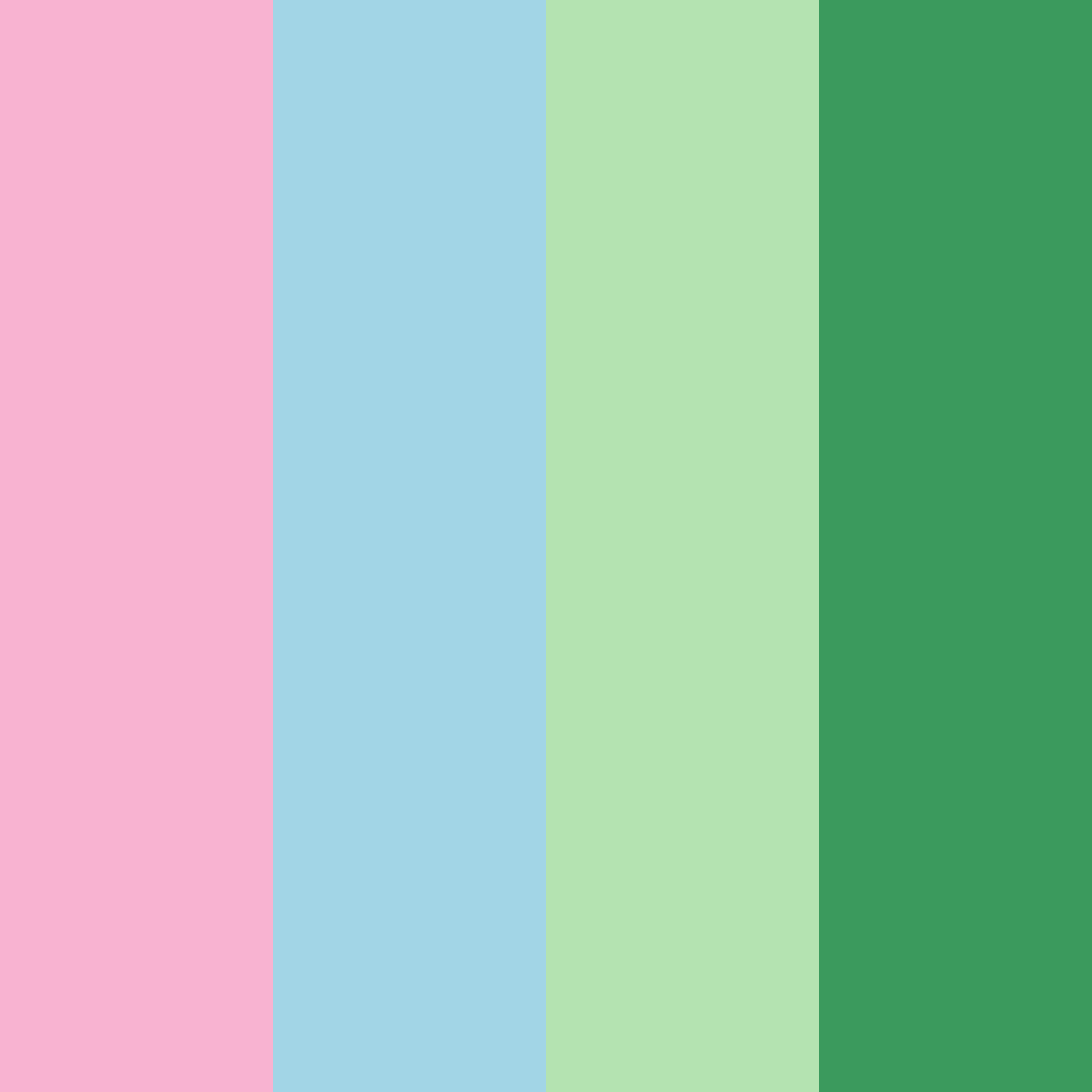 Download shades of pink and blue color palette PNG image (square)
