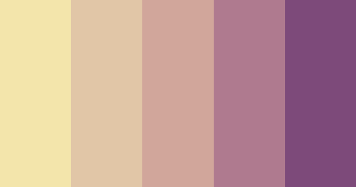 Download shades of beige color palette PNG image (landscape)
