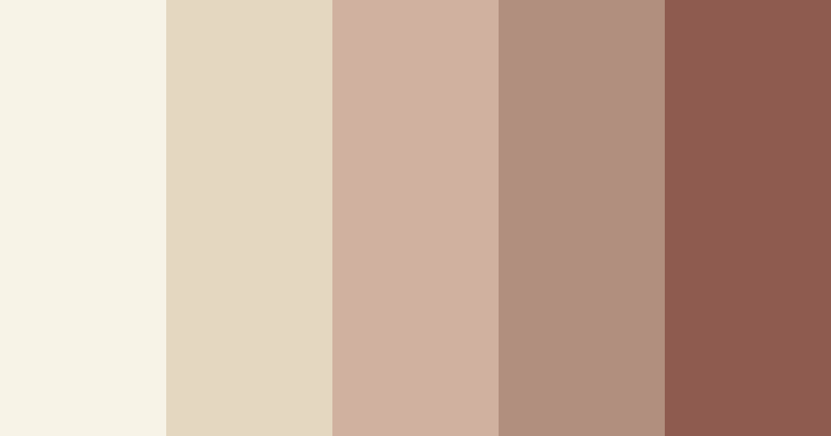 Download creamy milk color palette PNG image (landscape)