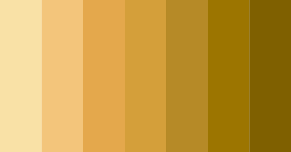 Download warm gold color palette PNG image (landscape)