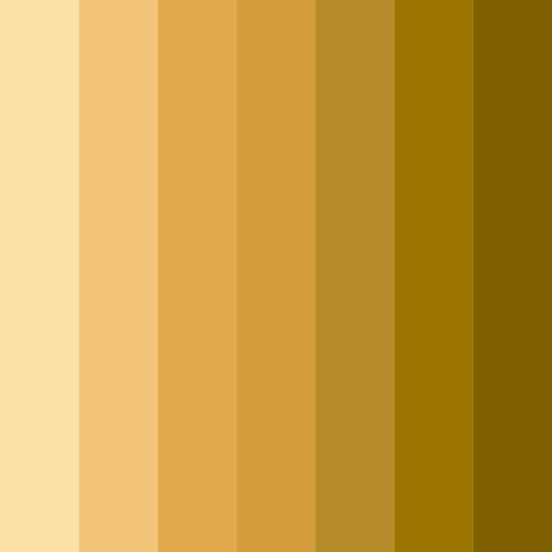 Download warm gold color palette PNG image (square)