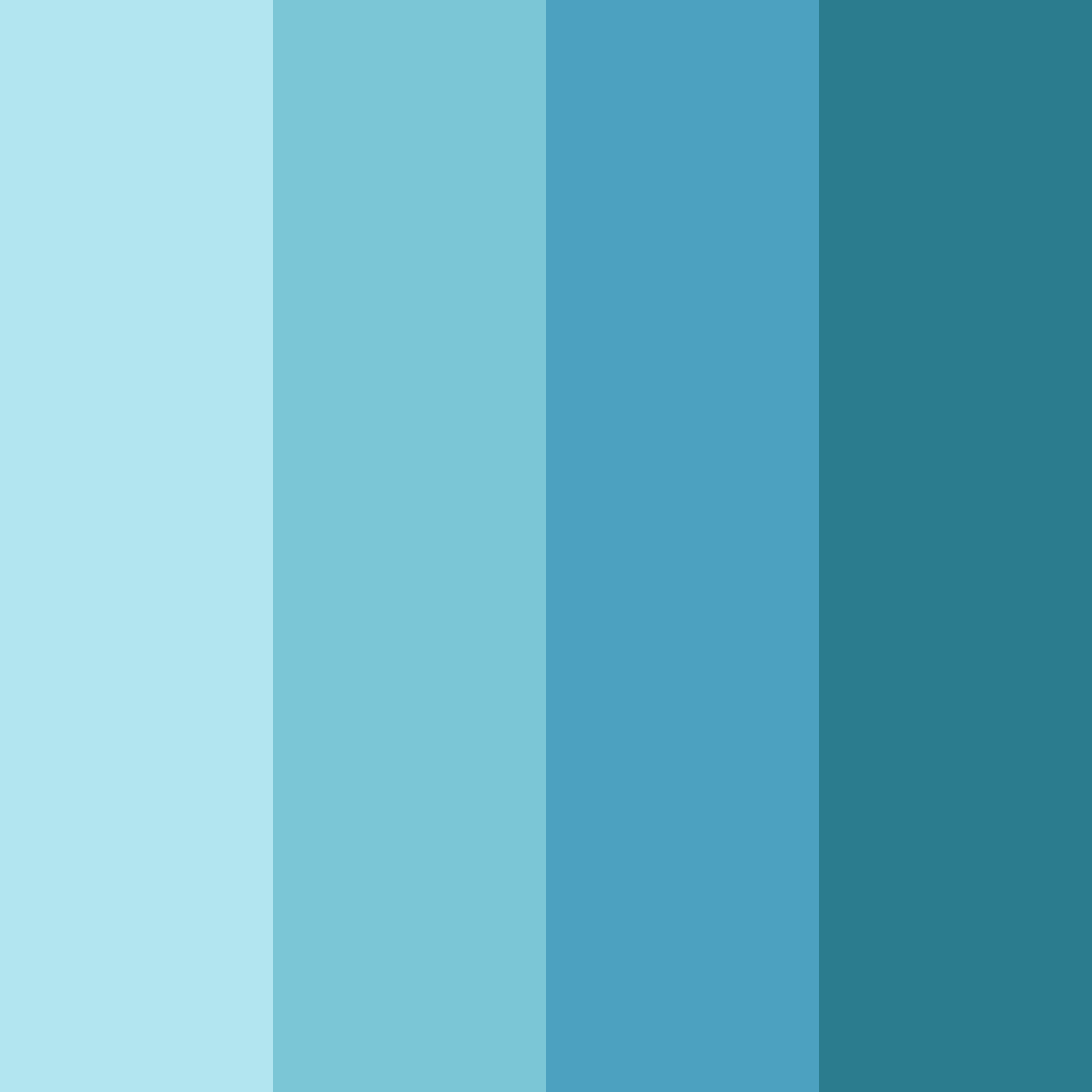 Download abyssal serenade color palette PNG image (square)
