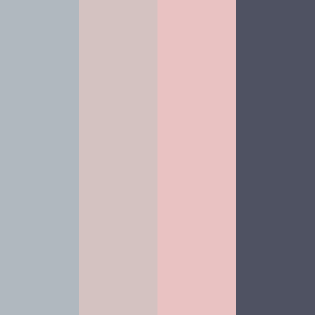 Download muted blue color palette PNG image (square)