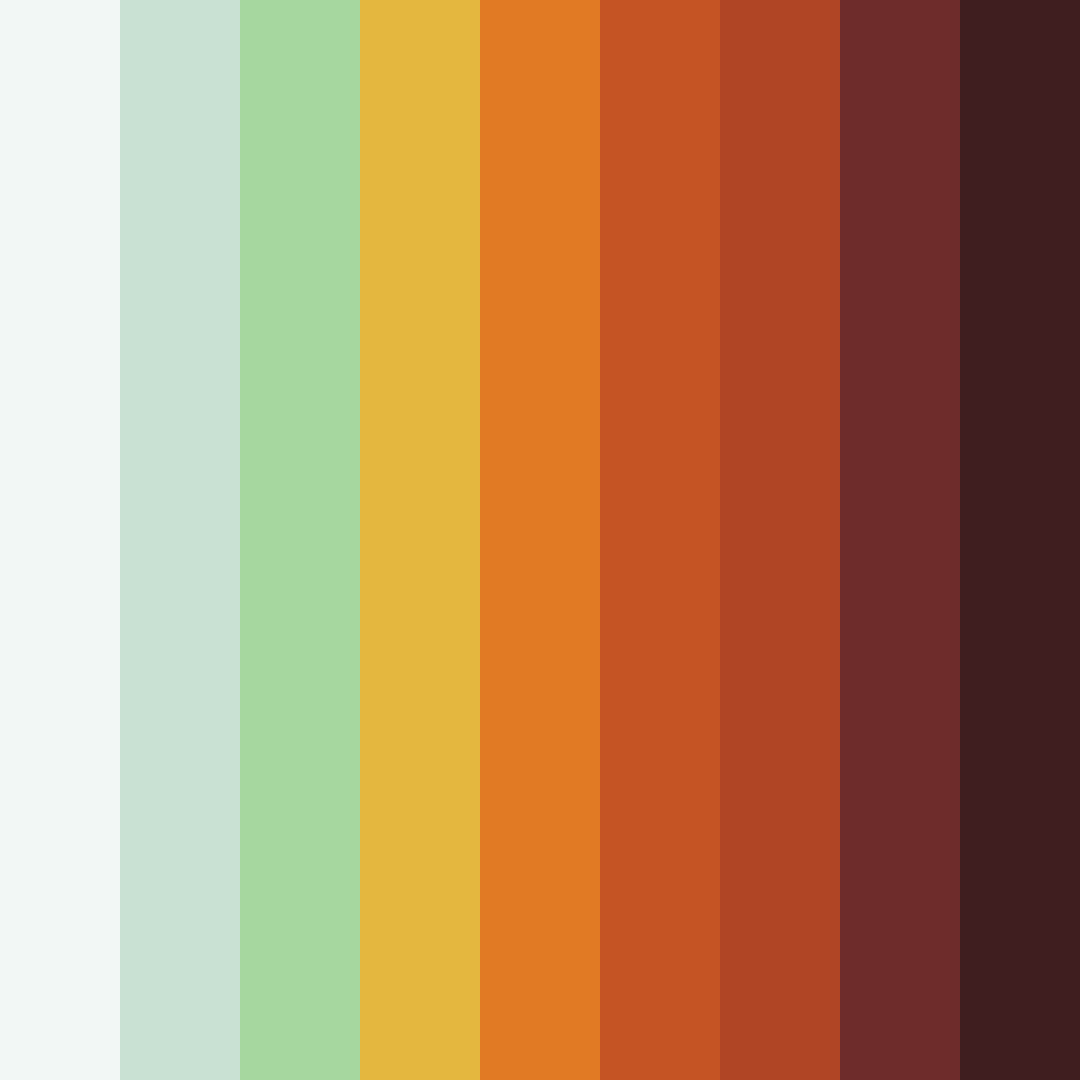 Download fruitful harmony color palette PNG image (square)