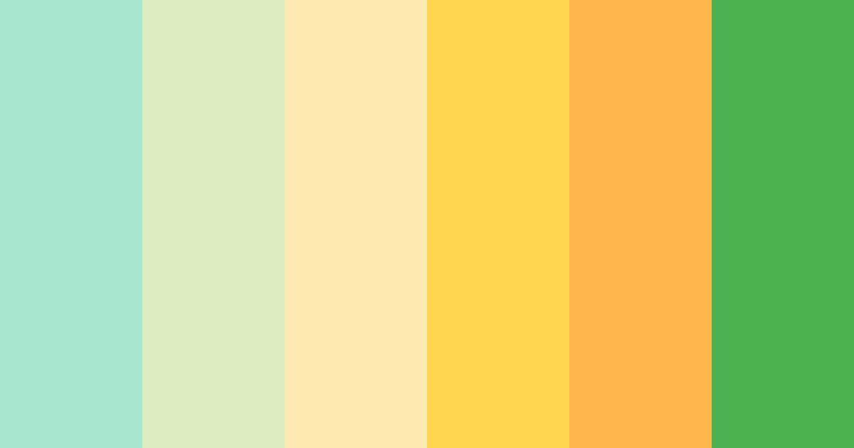 Download rich green harmony color palette PNG image (landscape)