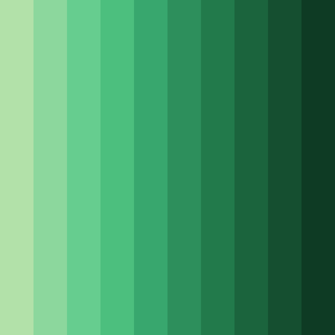 Download emerald embrace color palette PNG image (square)