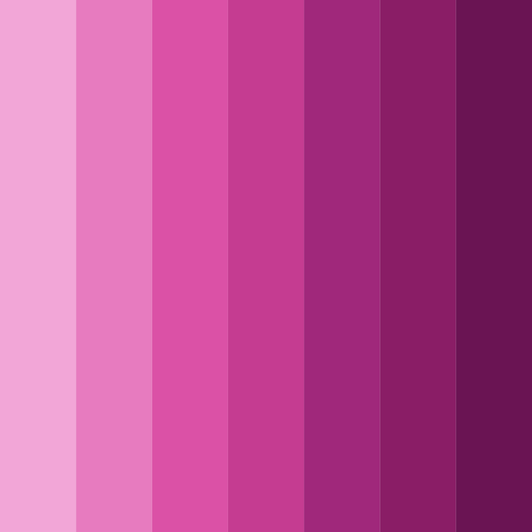 Download shades of magenta color palette PNG image (square)