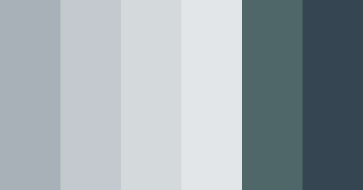 Download dark teal color palette PNG image (landscape)