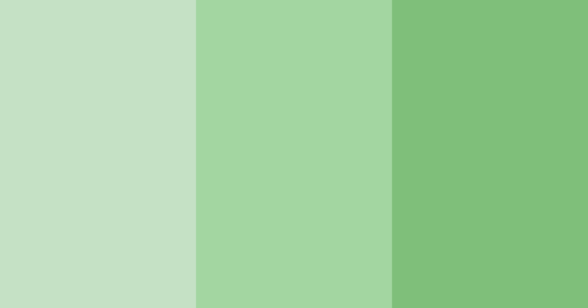 Download whispering greenery color palette PNG image (landscape)