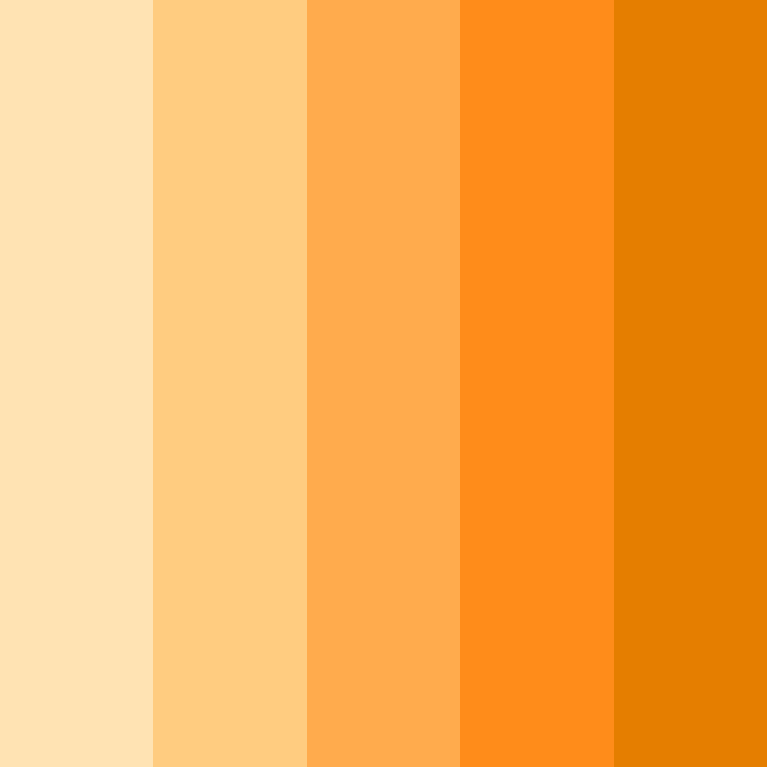 Download light orange color palette PNG image (square)