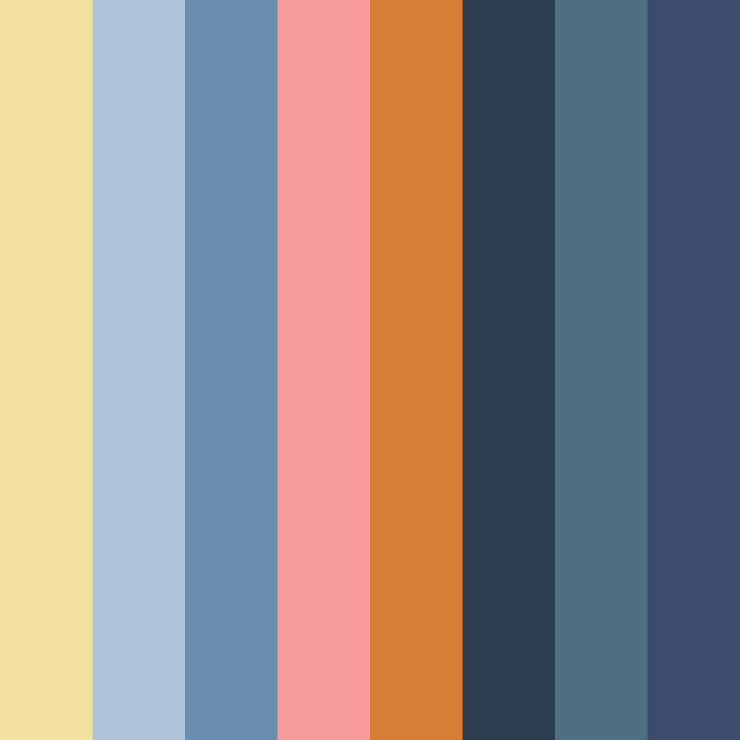 Download midnight harvest color palette PNG image (square)
