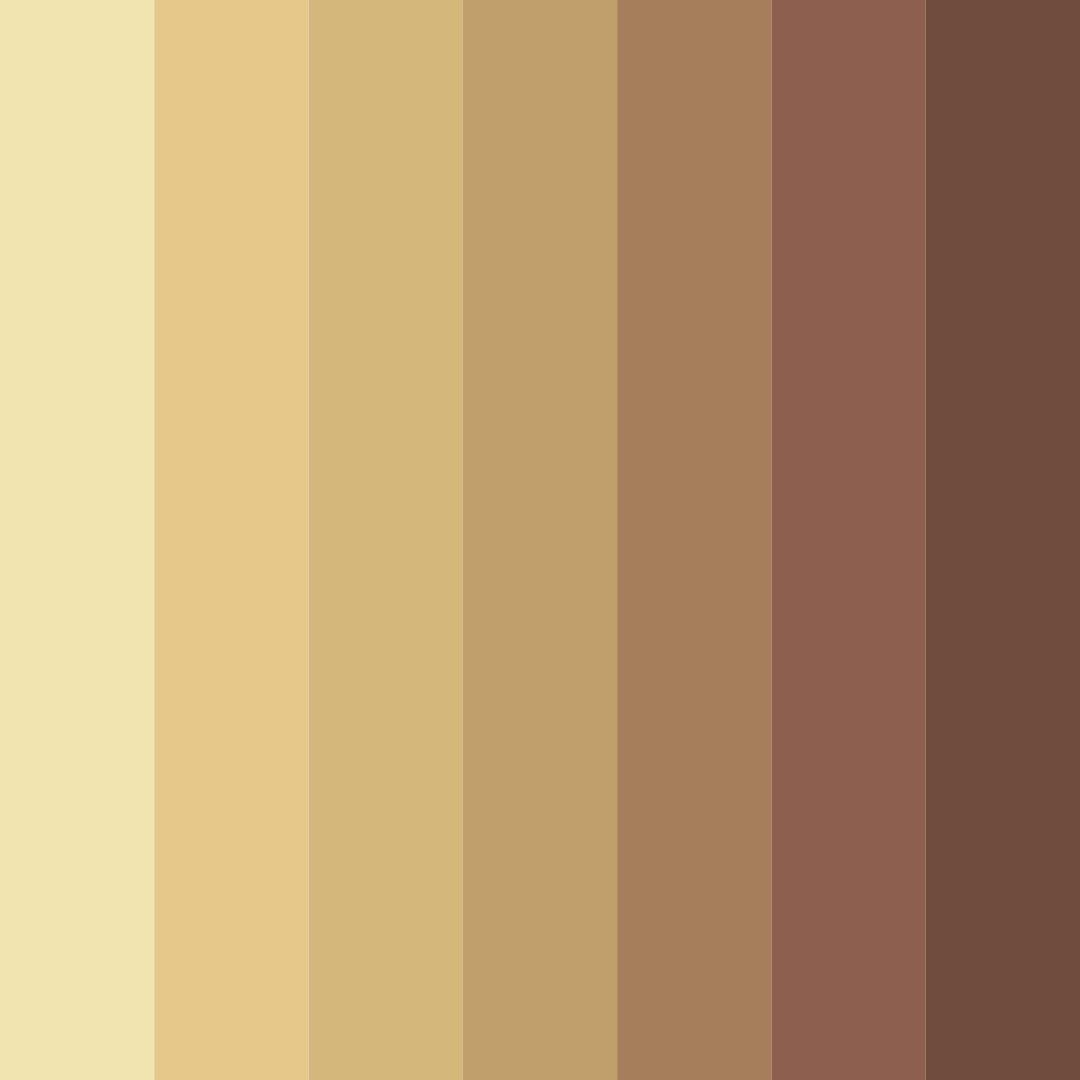 Download desert dune dreams color palette PNG image (square)