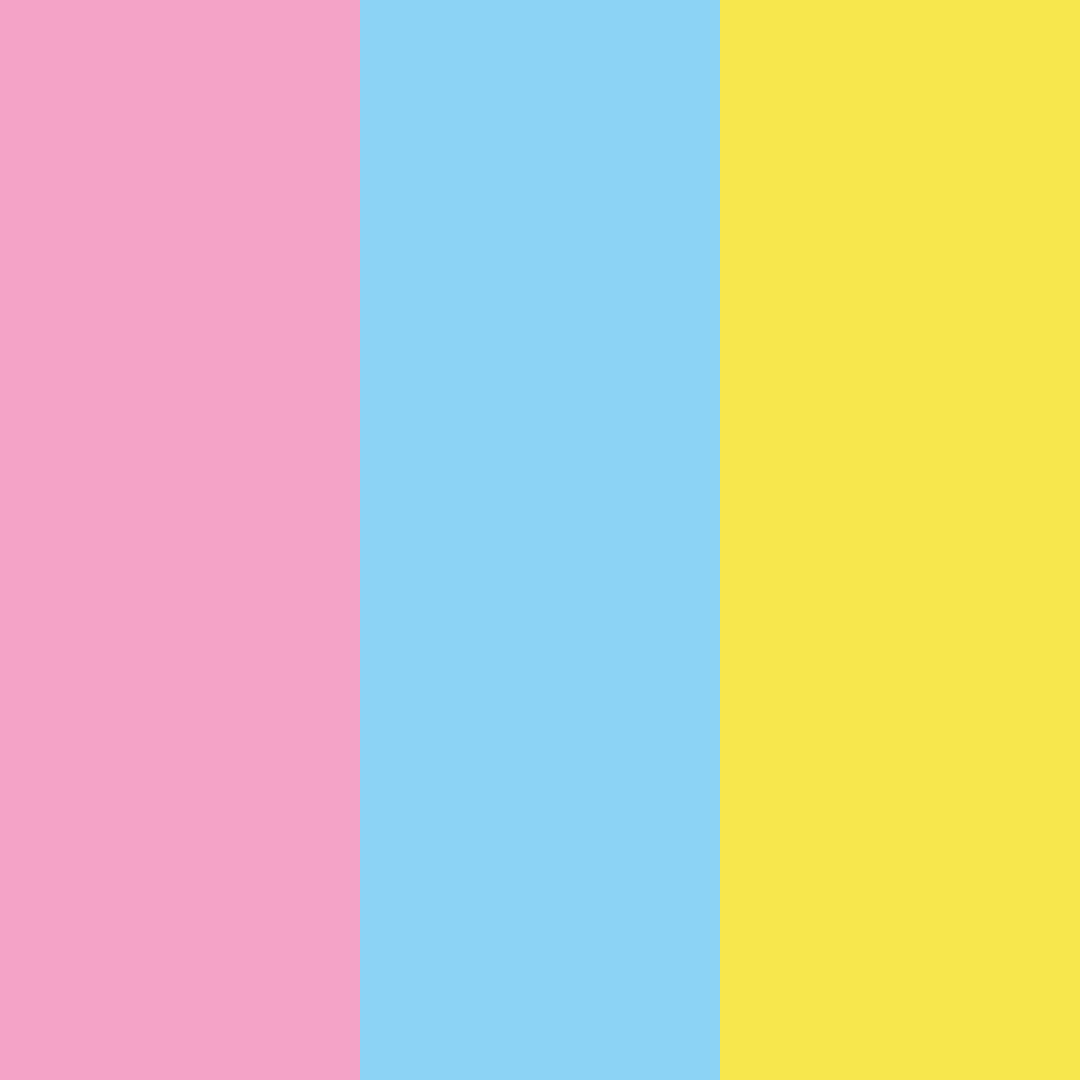 Download cotton candy dreams color palette PNG image (square)