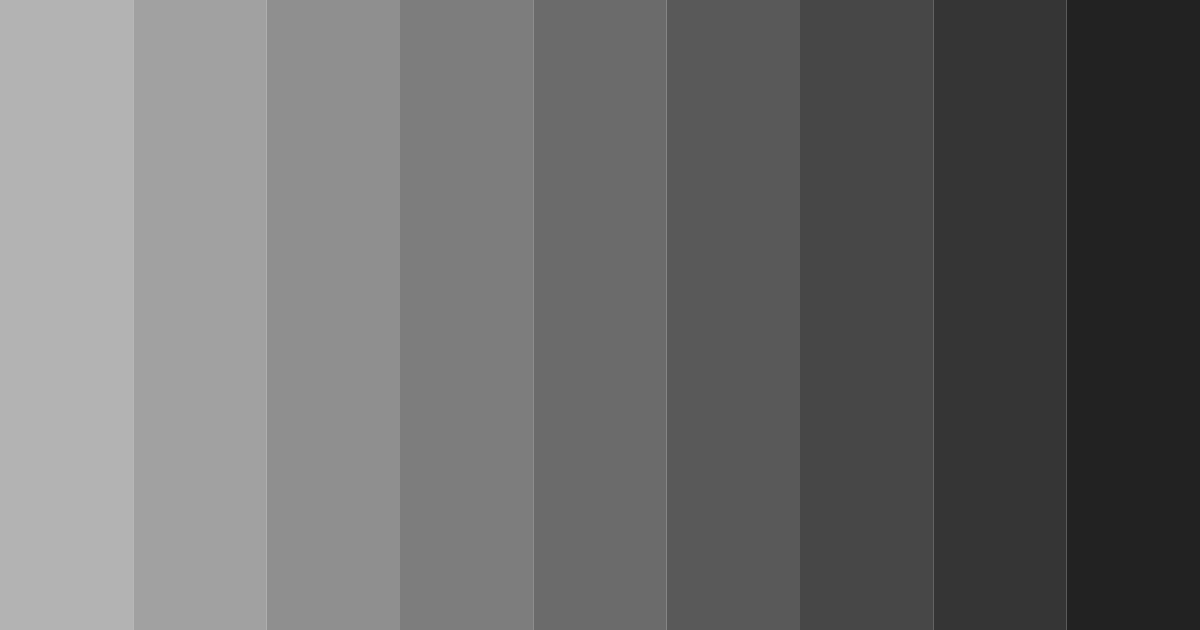 Download shades of steel color palette PNG image (landscape)