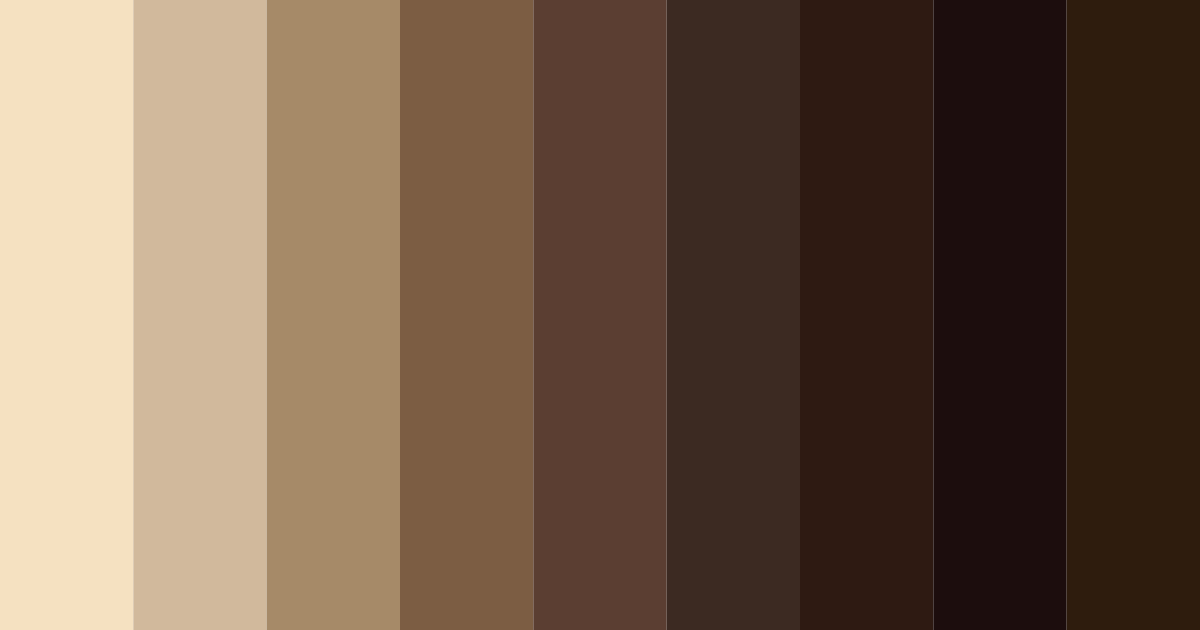 Download earthy copper color palette PNG image (landscape)