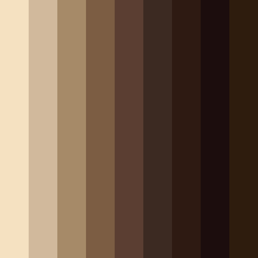 Download earthy copper color palette PNG image (square)