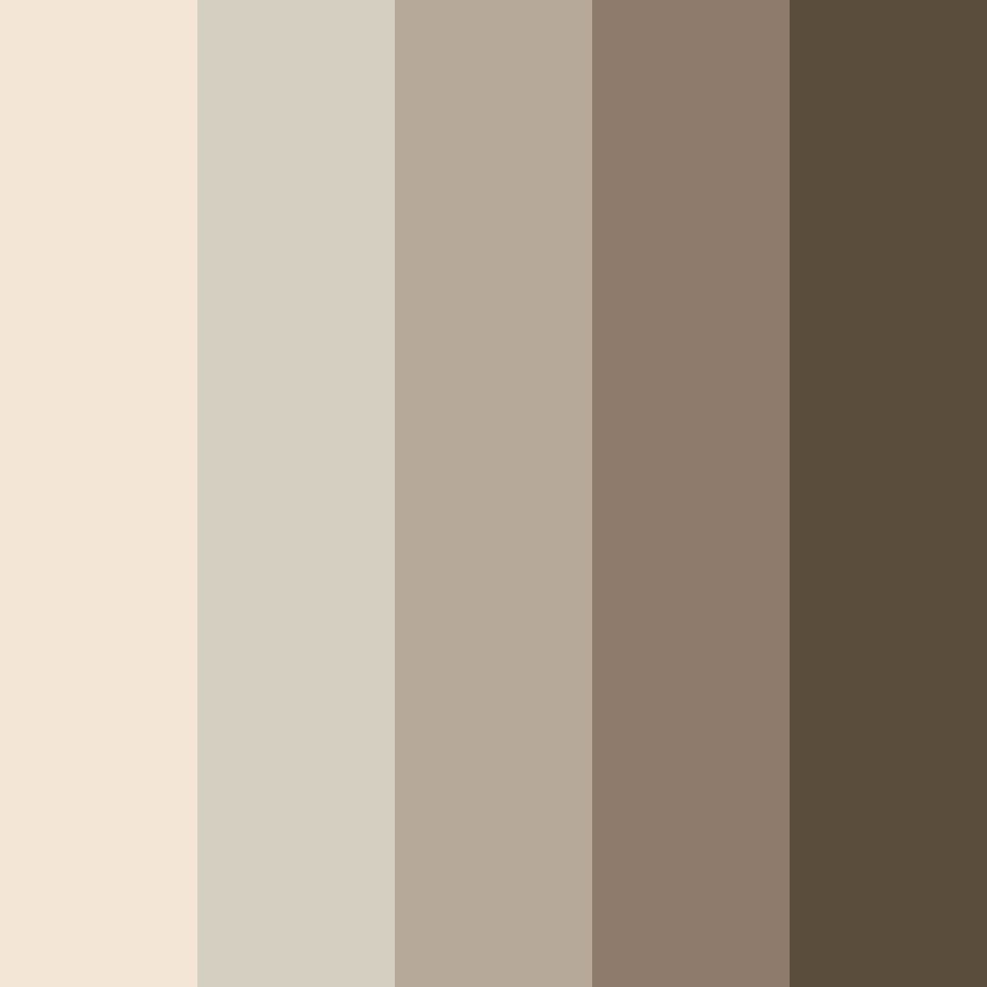 Download timeless elegance color palette PNG image (square)