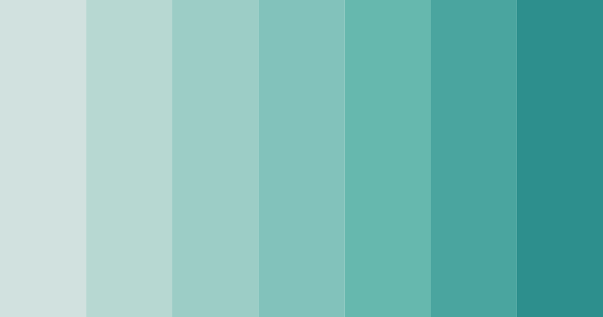 Download ocean mist serenity color palette PNG image (landscape)