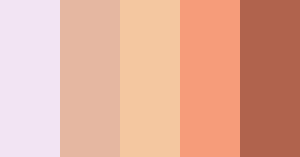 Download sunset blossom color palette PNG image (landscape)