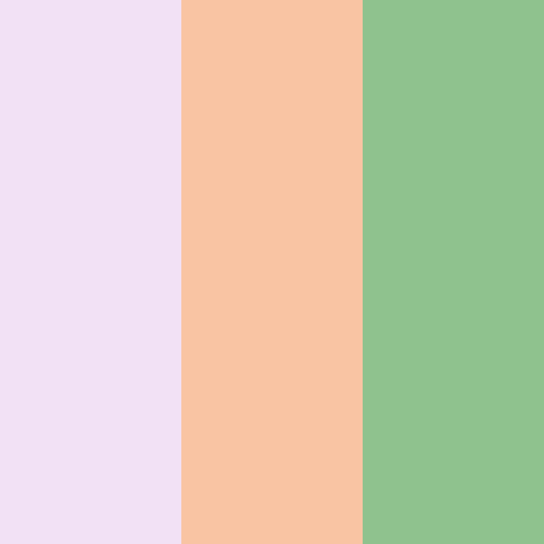 Download lilac orange green serenity color palette PNG image (square)