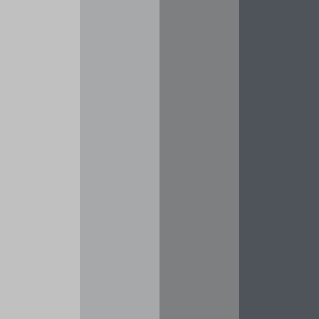 Download dark silver shades color palette PNG image (square)
