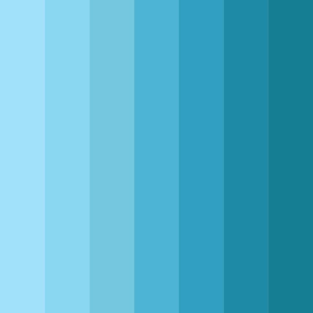 Download aqua serenade color palette PNG image (square)