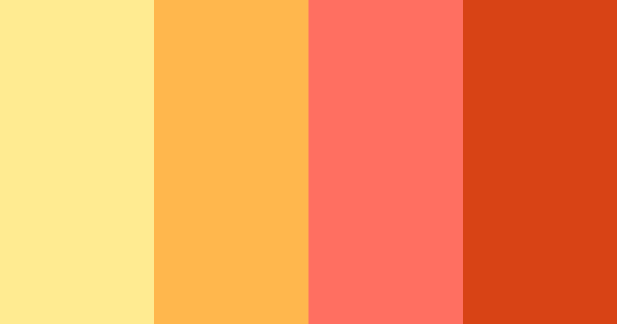 Download tropical dusk color palette PNG image (landscape)