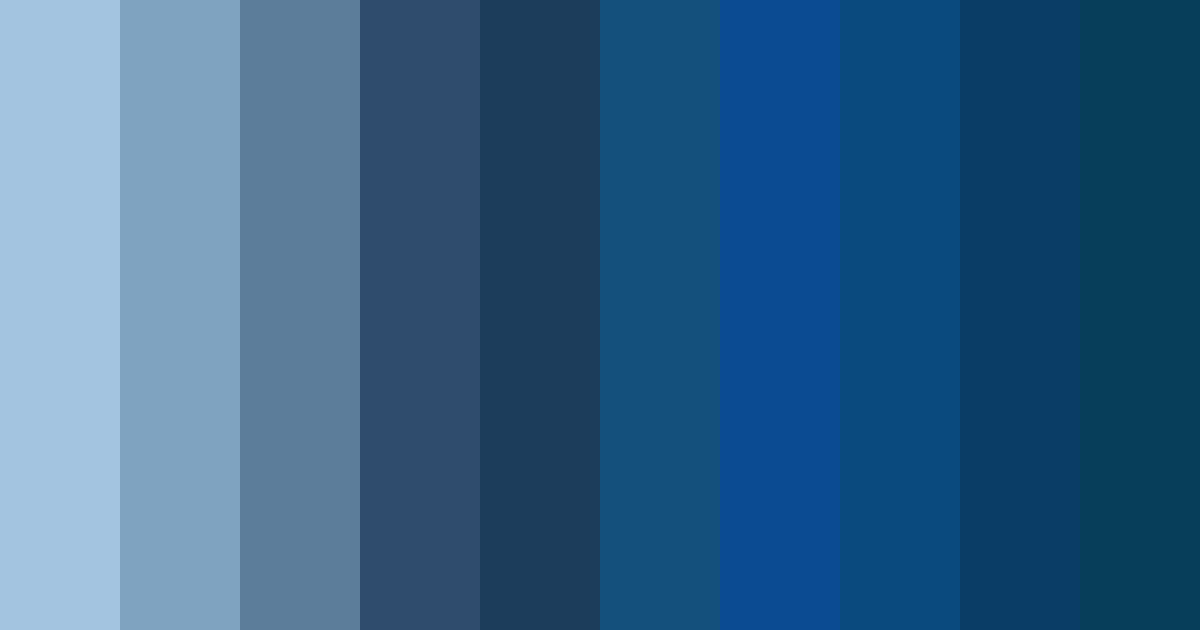 Download midnight blue color palette PNG image (landscape)