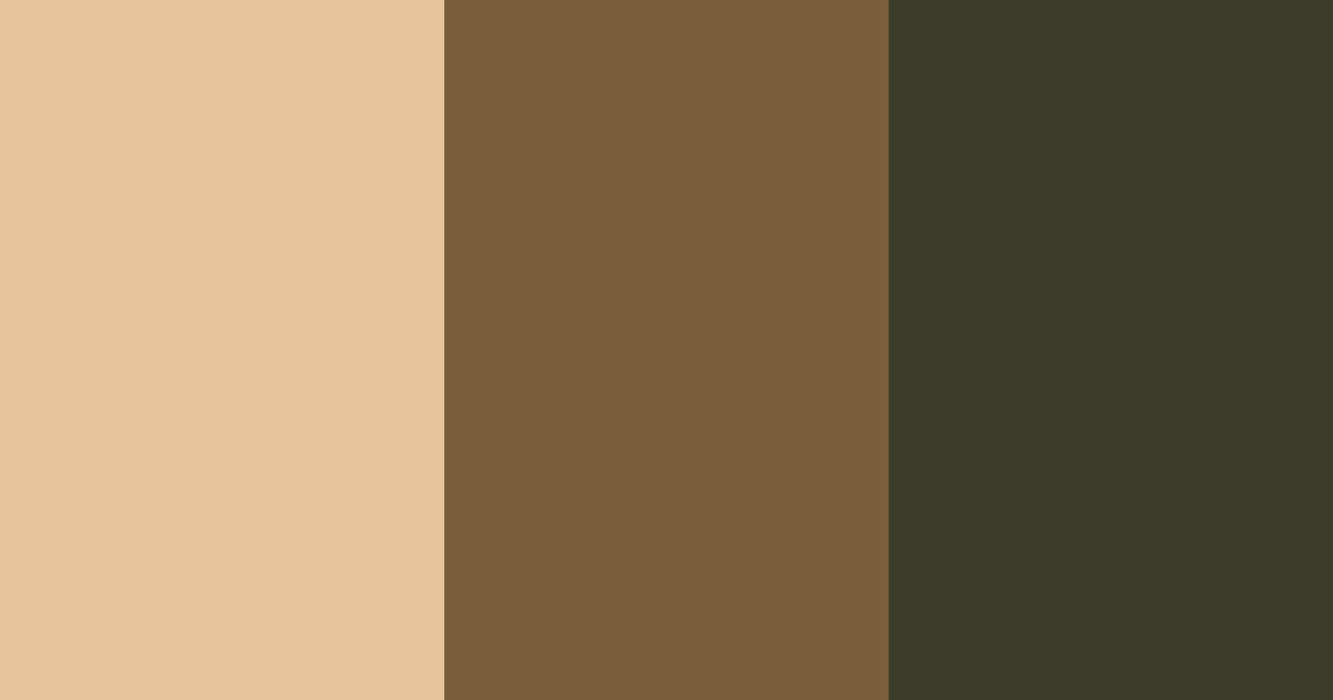 Download creamy earth color palette PNG image (landscape)