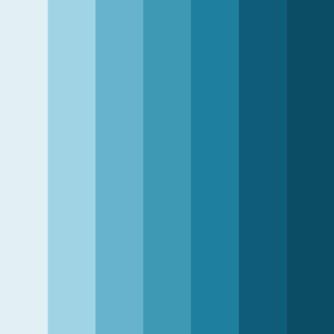 Download oceanic echoes color palette PNG image (square)