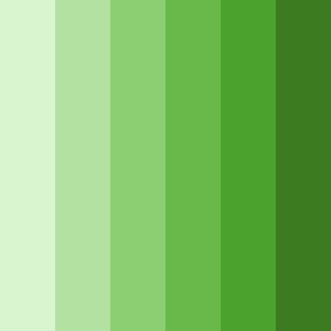 Download warm green color palette PNG image (square)