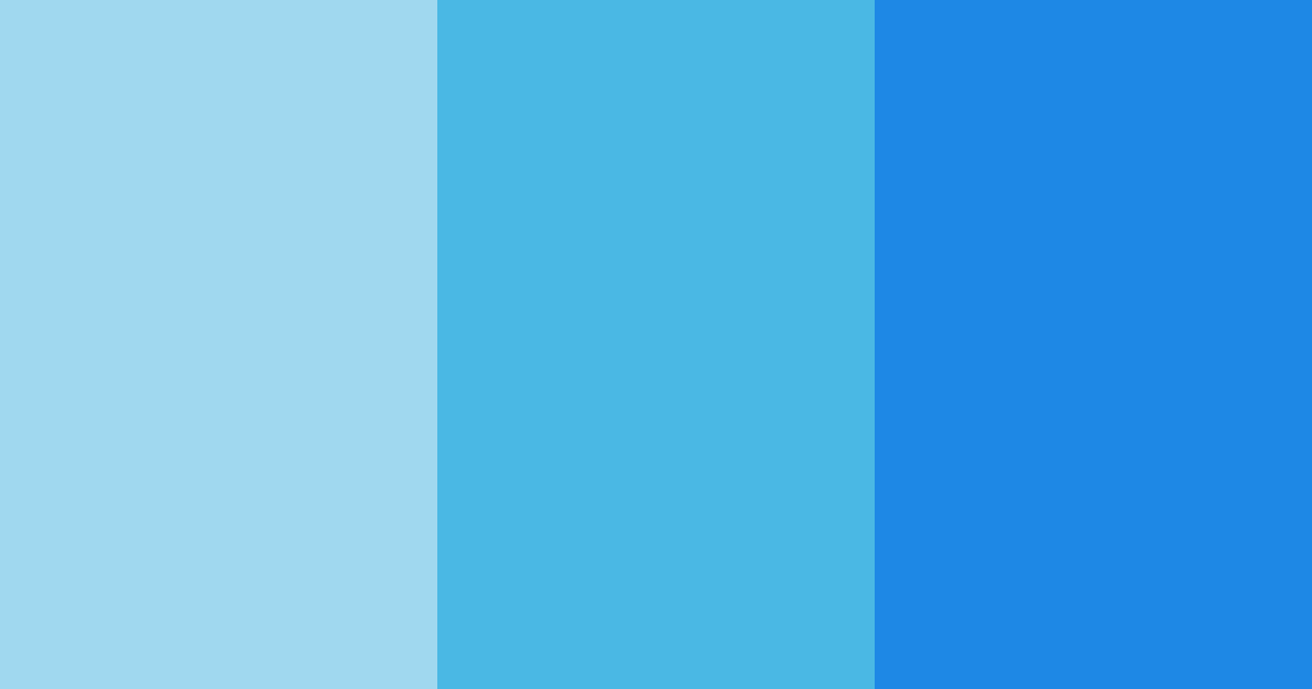 Bright Blue Color Palette - ColorDrop