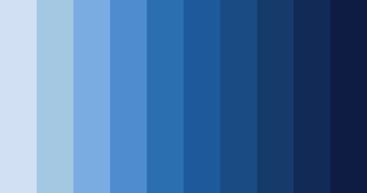 Download shades of periwinkle color palette PNG image (landscape)