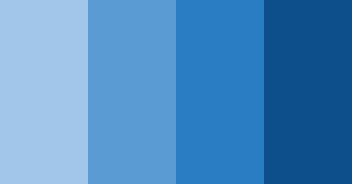 Download azure cascade color palette PNG image (landscape)