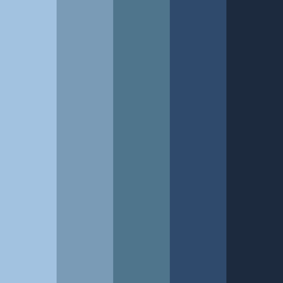 Download oceanic reverie color palette PNG image (square)