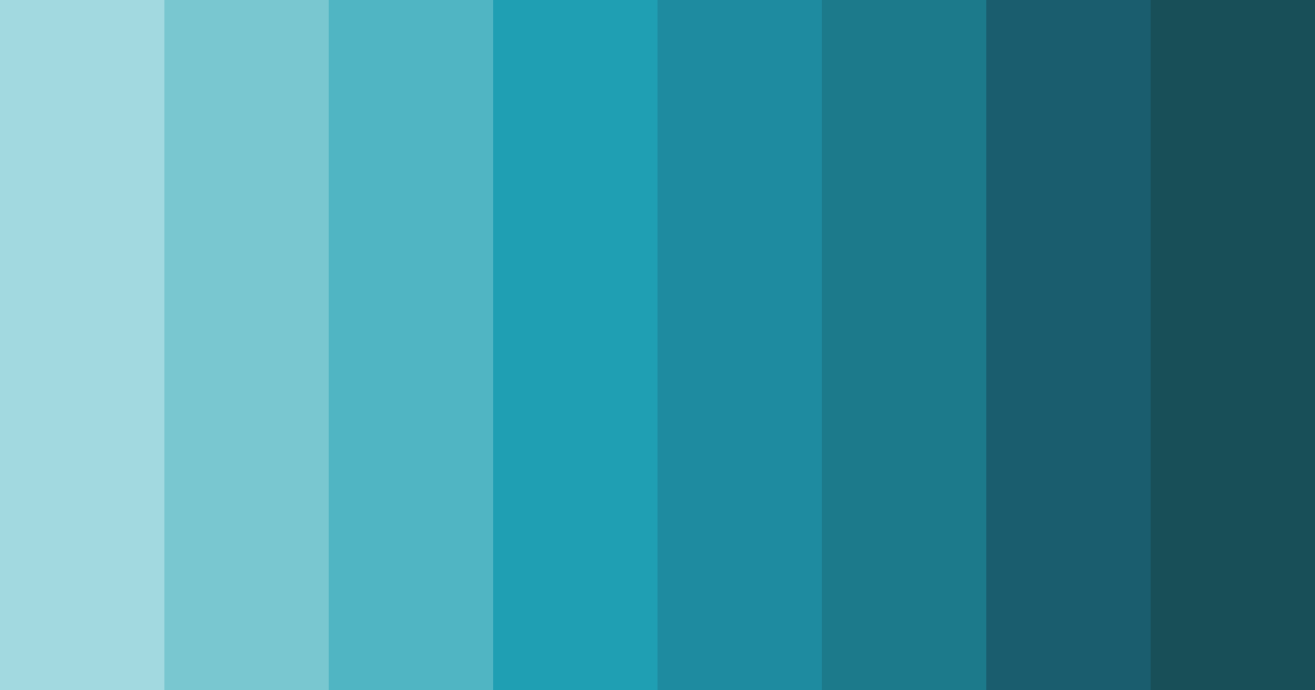 Download coastal blue serenity color palette PNG image (landscape)