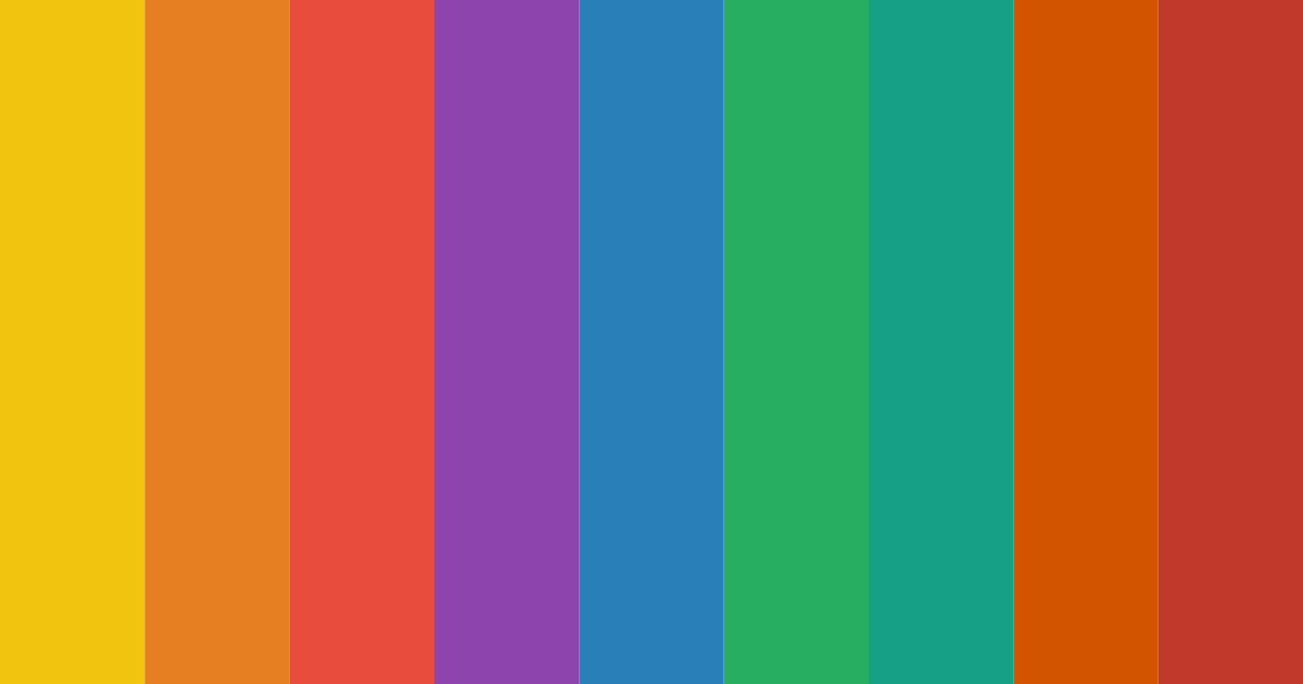 Download vibrant depths color palette PNG image (landscape)