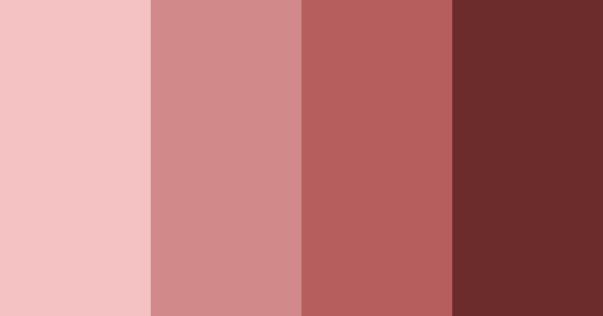 Download crimson vintage color palette PNG image (landscape)