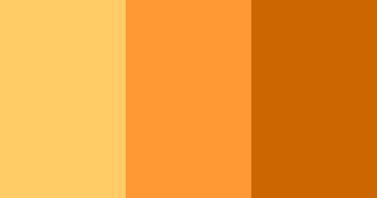 Download vibrant orange color palette PNG image (landscape)