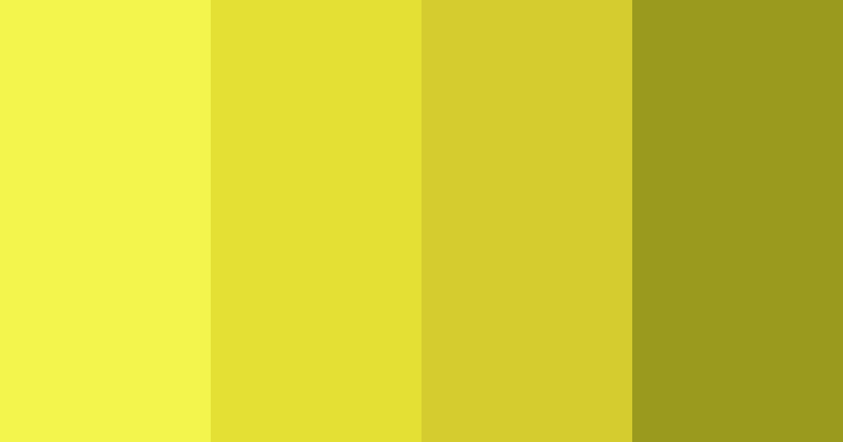 Download lemon zest symphony color palette PNG image (landscape)