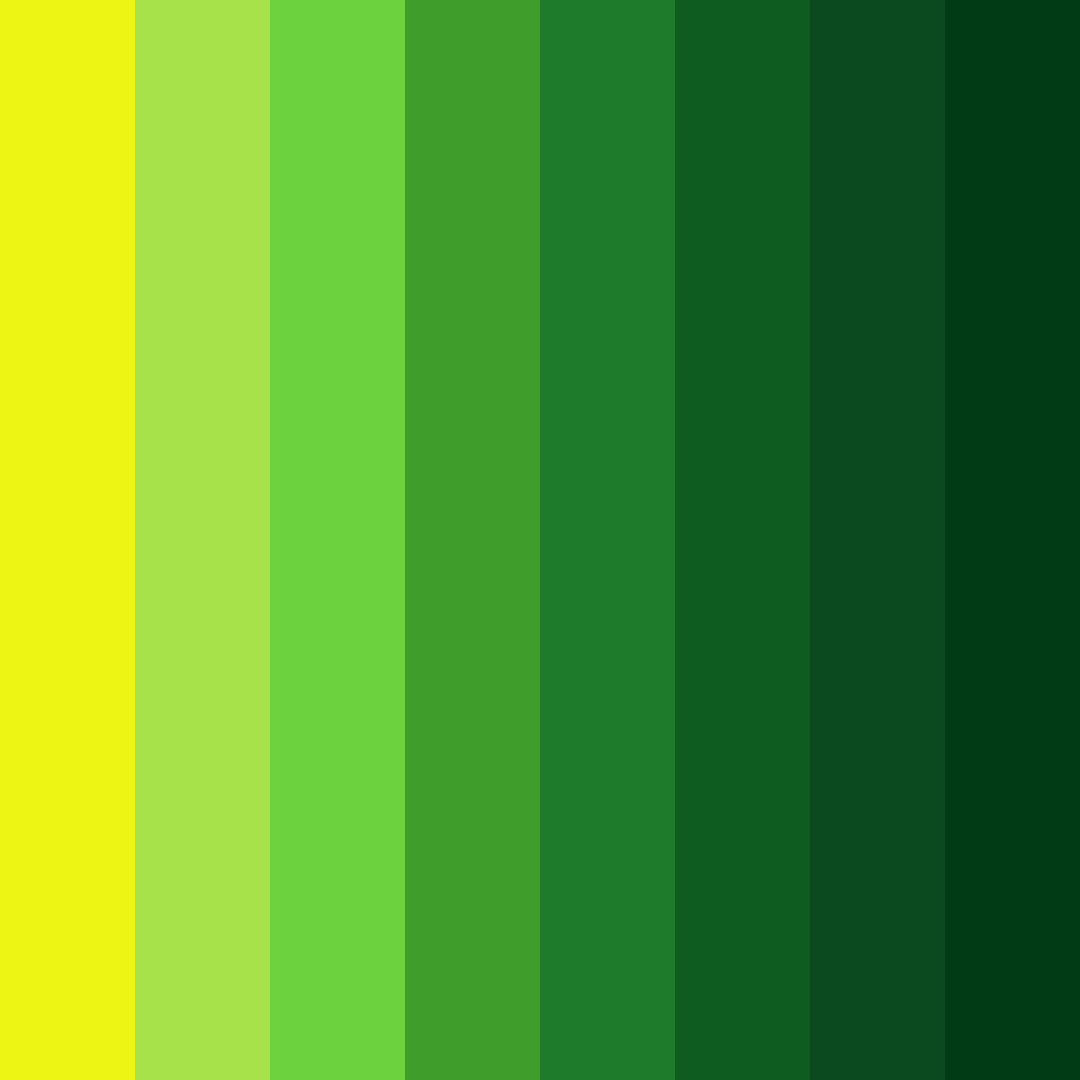 Download emerald sunrise color palette PNG image (square)
