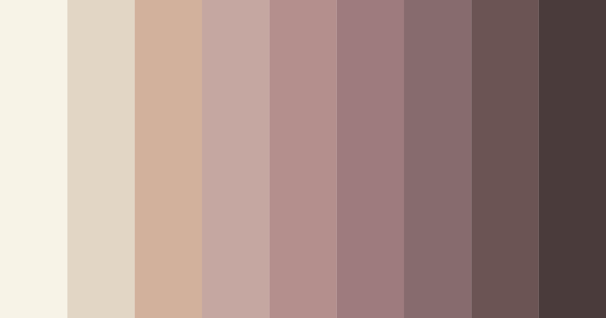 Download mushroom brown color palette PNG image (landscape)