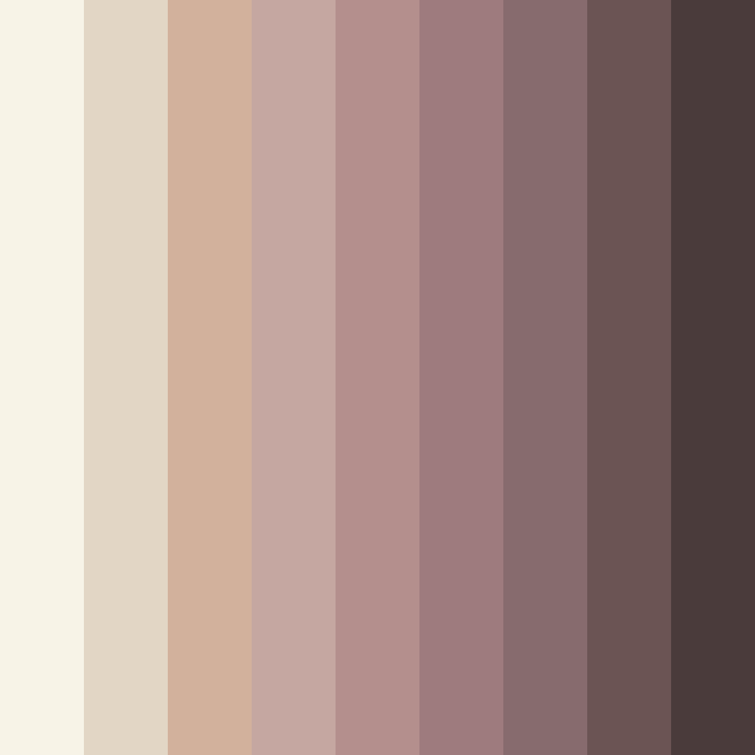 Download mushroom brown color palette PNG image (square)