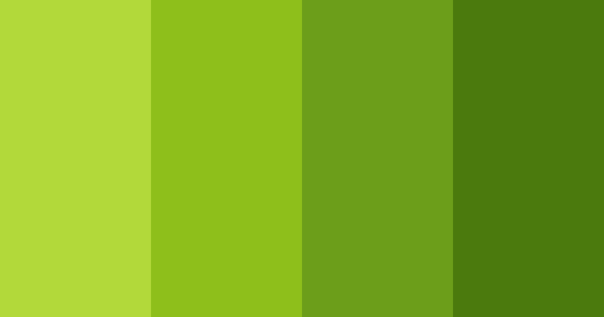 Download lush meadow symphony color palette PNG image (landscape)