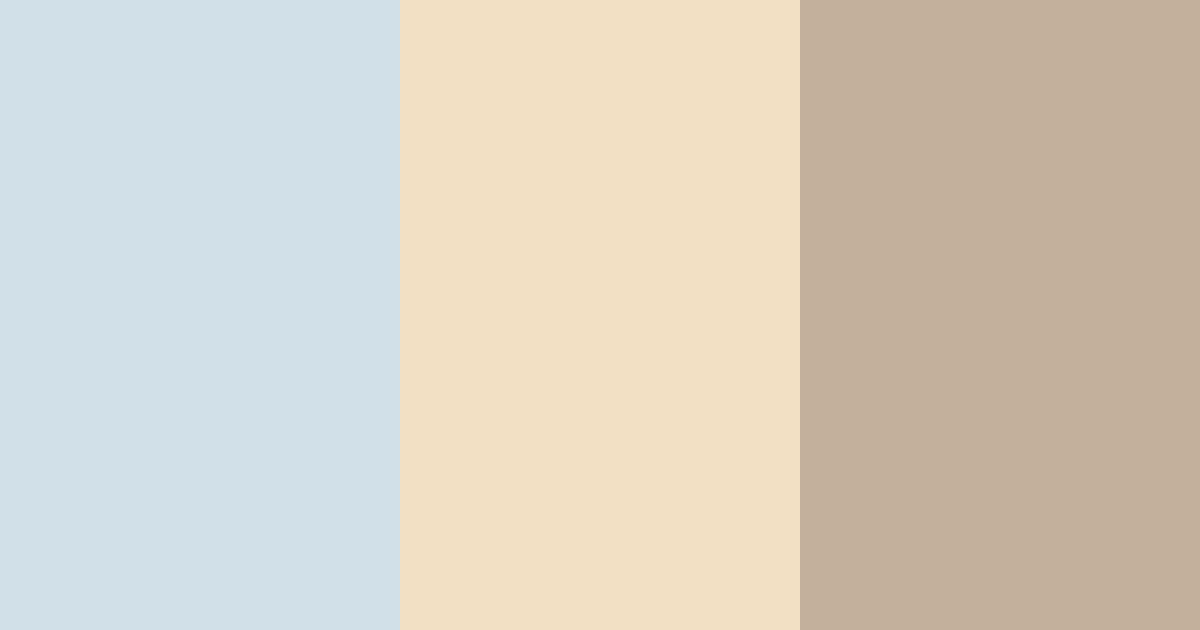 Download soft blue and cream color palette PNG image (landscape)