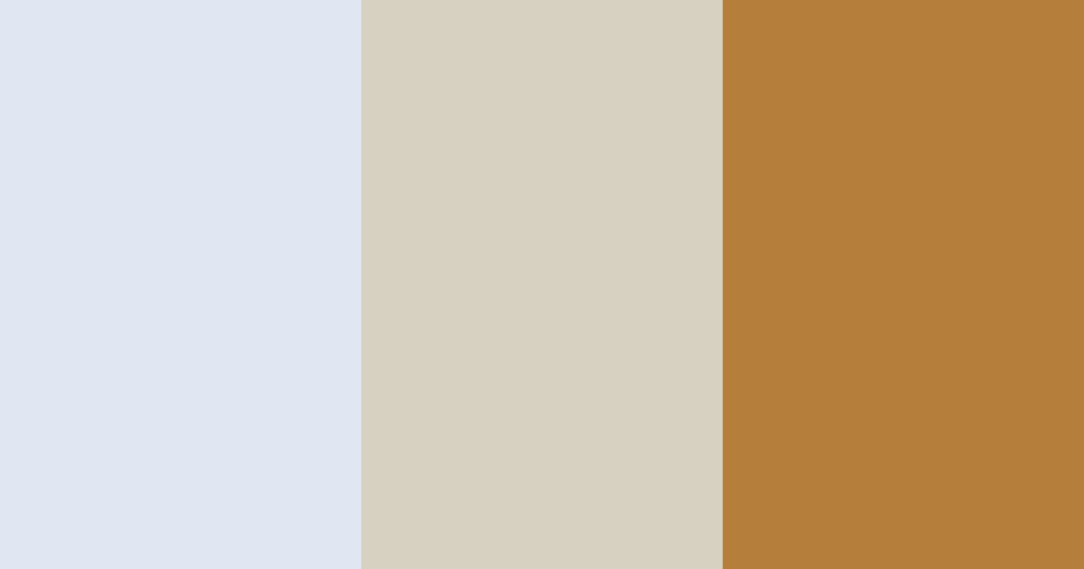 Download soft blue and ochre color palette PNG image (landscape)