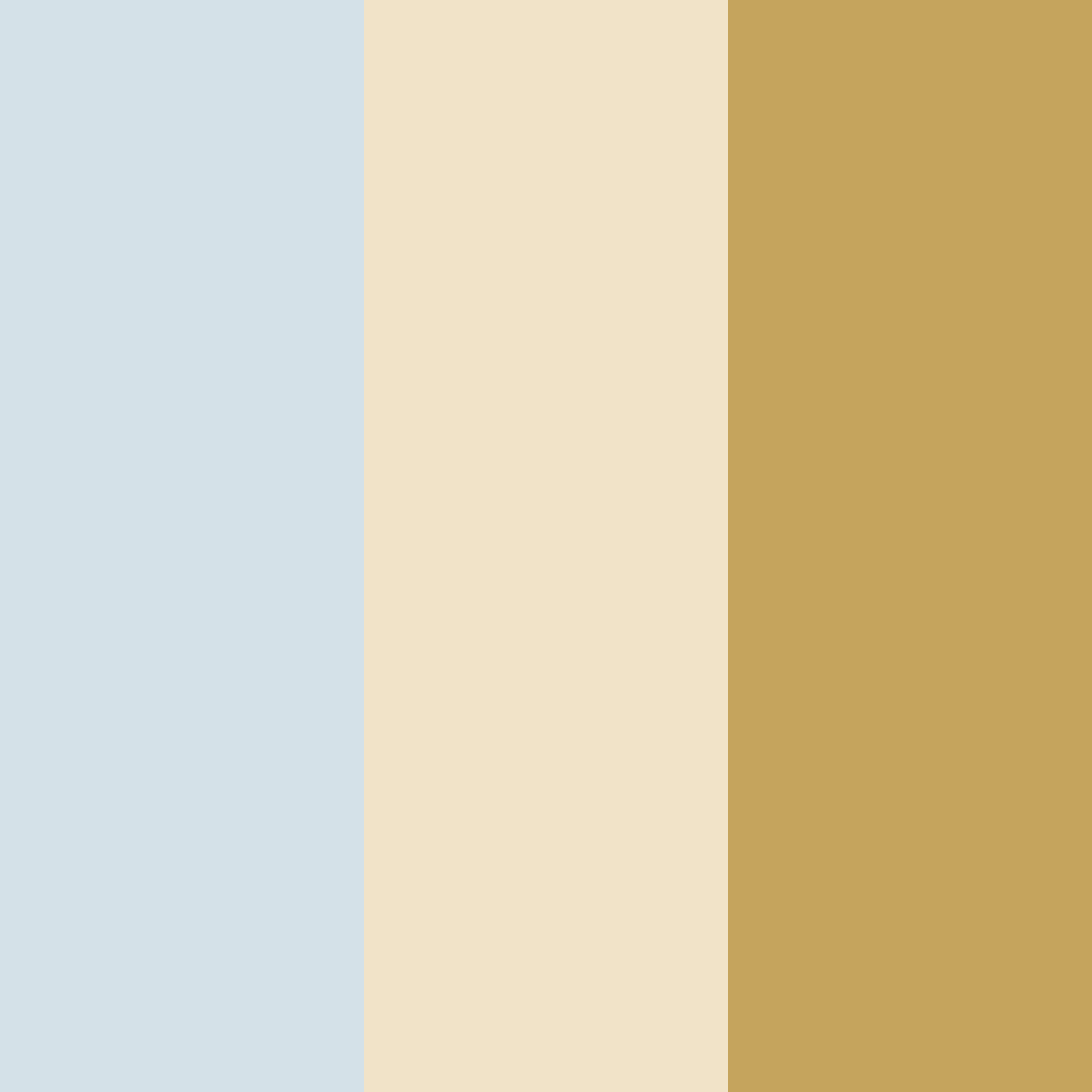 Download soft blue beige color palette PNG image (square)