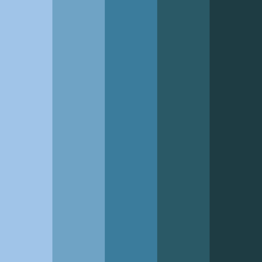 Download blue channel color palette PNG image (square)